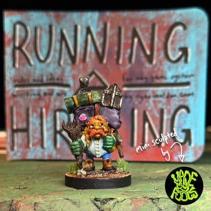 Running a Hireling Book with Painted Miniature