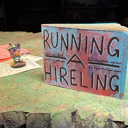 Running a Hireling Book with Painted Miniature