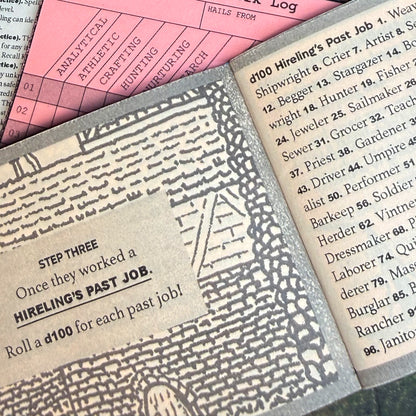 Running a Hireling Book with Painted Miniature