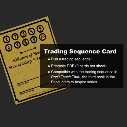 Printable Trading Sequence Delivery Card (Free PDF)