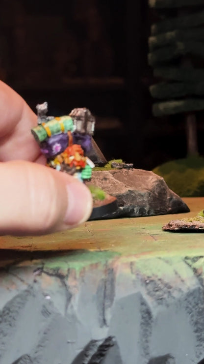 Running a Hireling Book with Painted Miniature
